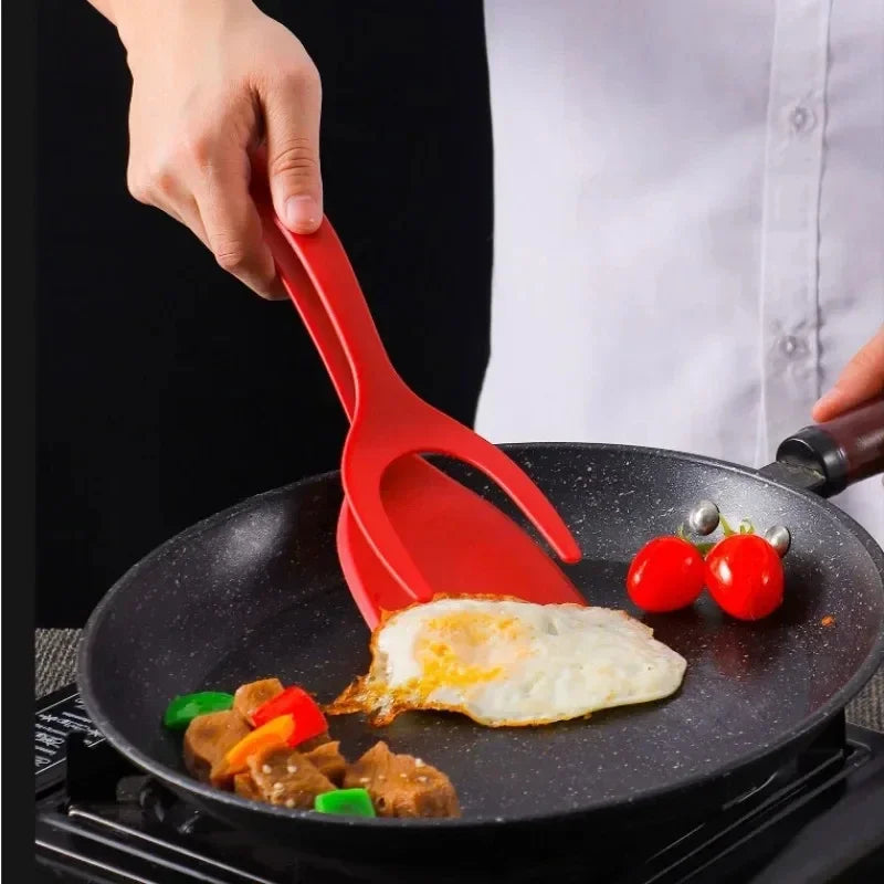 2 In 1 Spatula Tongs